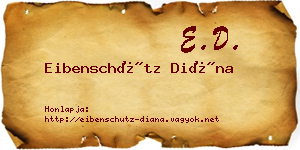 Eibenschütz Diána névjegykártya